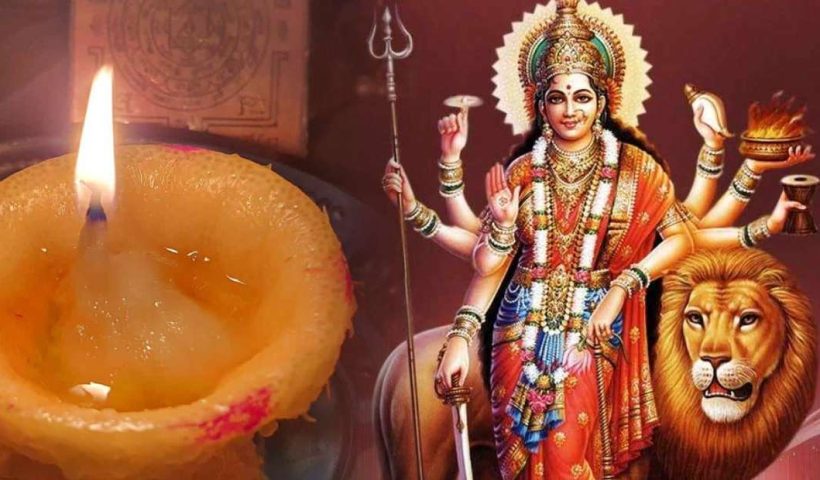 lemon deepam, durga