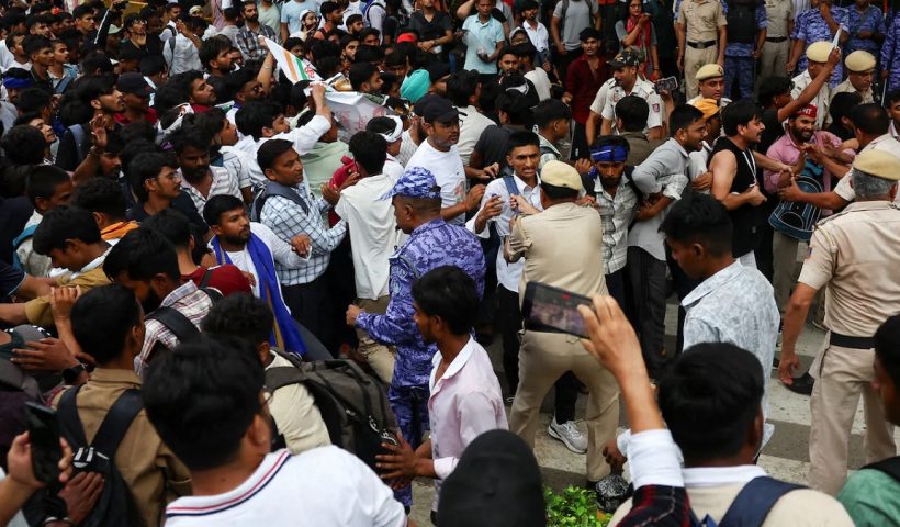 delhi protest